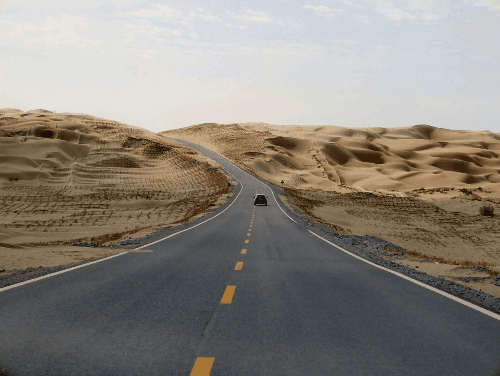 Taklamakan Desert Highway