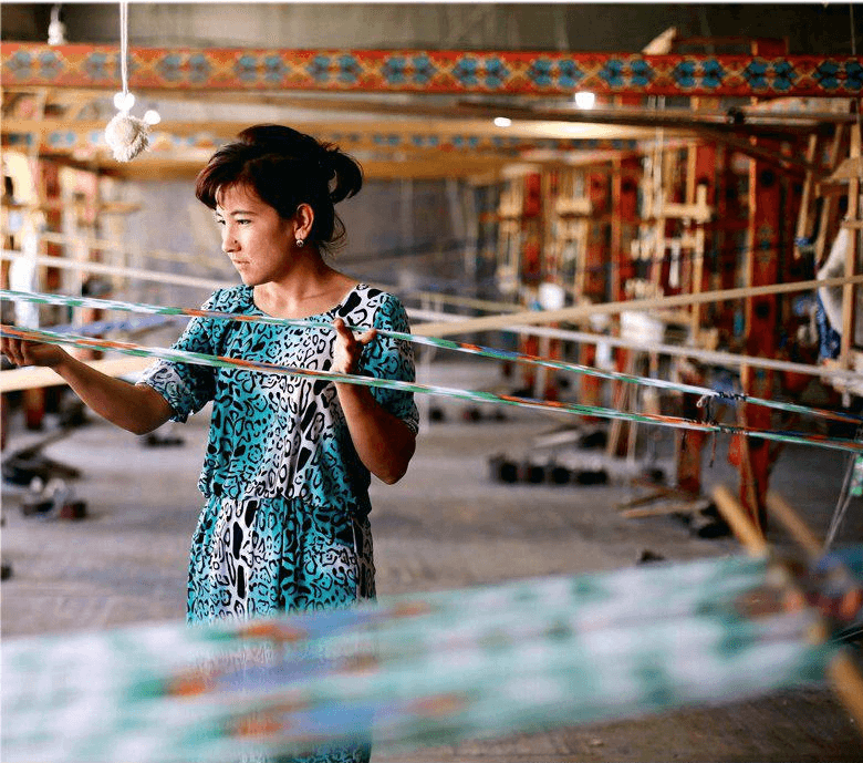 Silk-making-factory