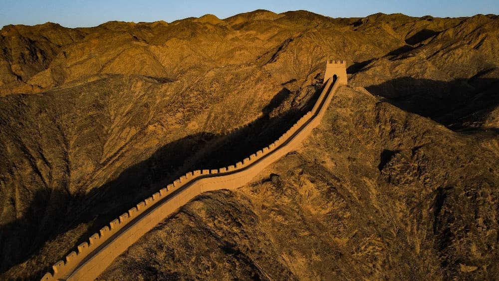 The Great Wall On The Cliff