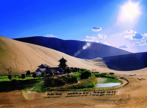 Echoing Sand Mountain And Crescent Lake