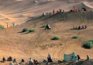 Sand Therapy in Turpan Sand Therapy in Turpan