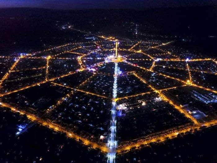 Xinjiang Tekes County is Famous for its Layout Xinjiang Tekes County is Famous for its Layout
