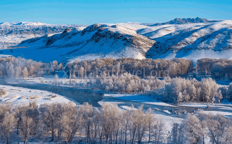Burqin in winter Burqin in winter