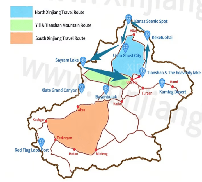 xinjiang-map xinjiang-map