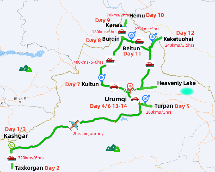 14-days-top-xinjiang-tour-from-kashgar-to-kanas
